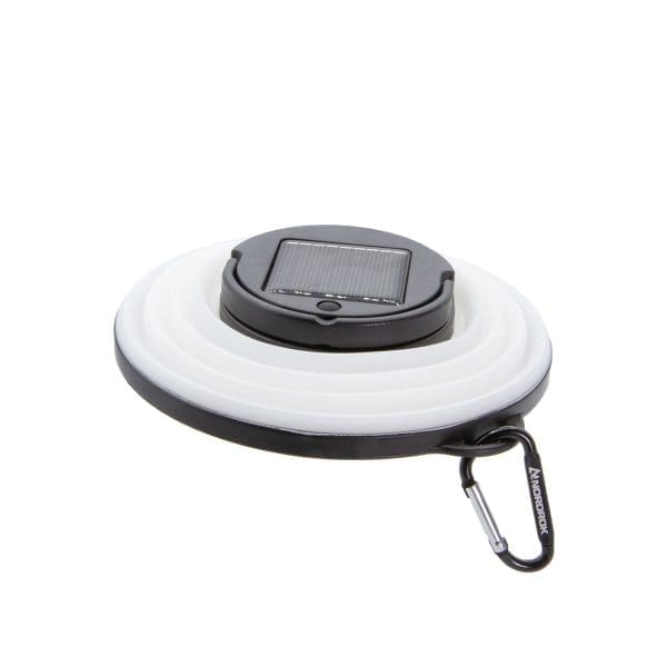 USB Collapsible Compact Lantern with karabiner in closed position - 75024